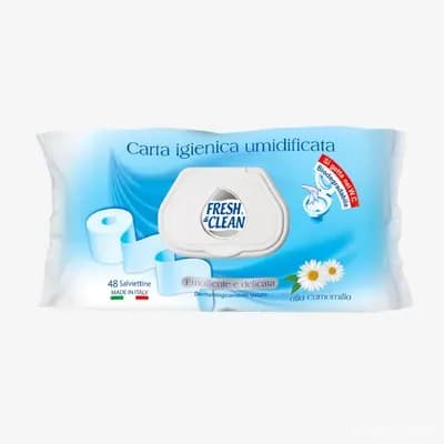 Туалетний вологий папір Fresh & clean 48 листів