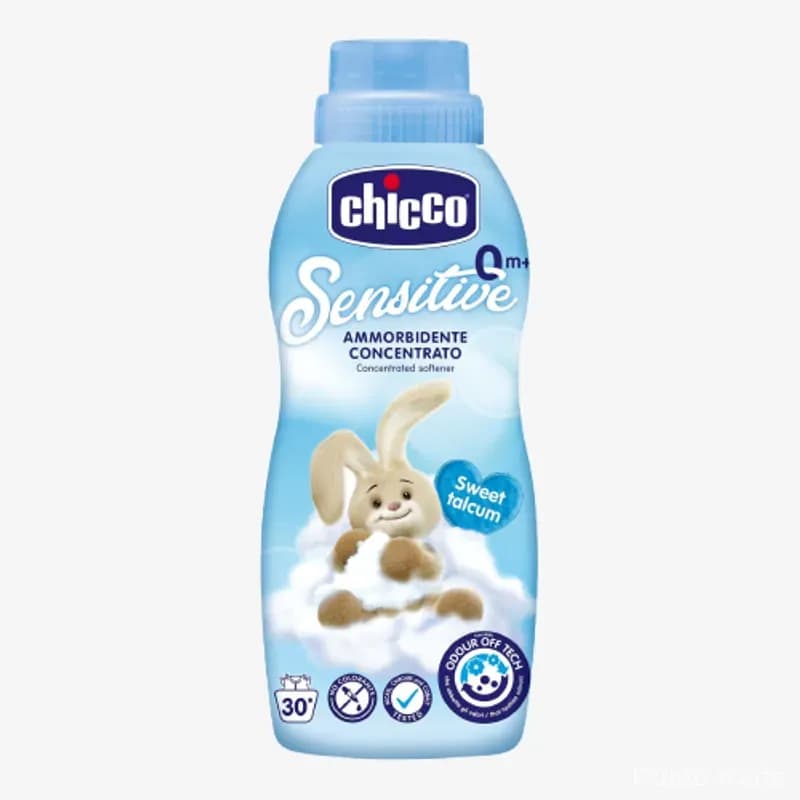 Ополіскувач для тканин дитячий Chicco тальк 750 мл 30 ополіскувань