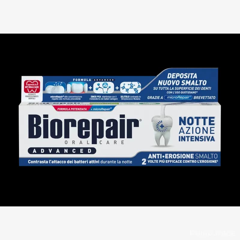 Зубна паста інтенсивне нічне відновлення Biorepair Notte azione intesiva 75 мл