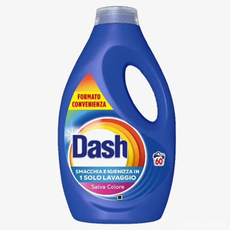 Гель для прання кольорових тканин Dash Salva colore 2700 мл 60 прань