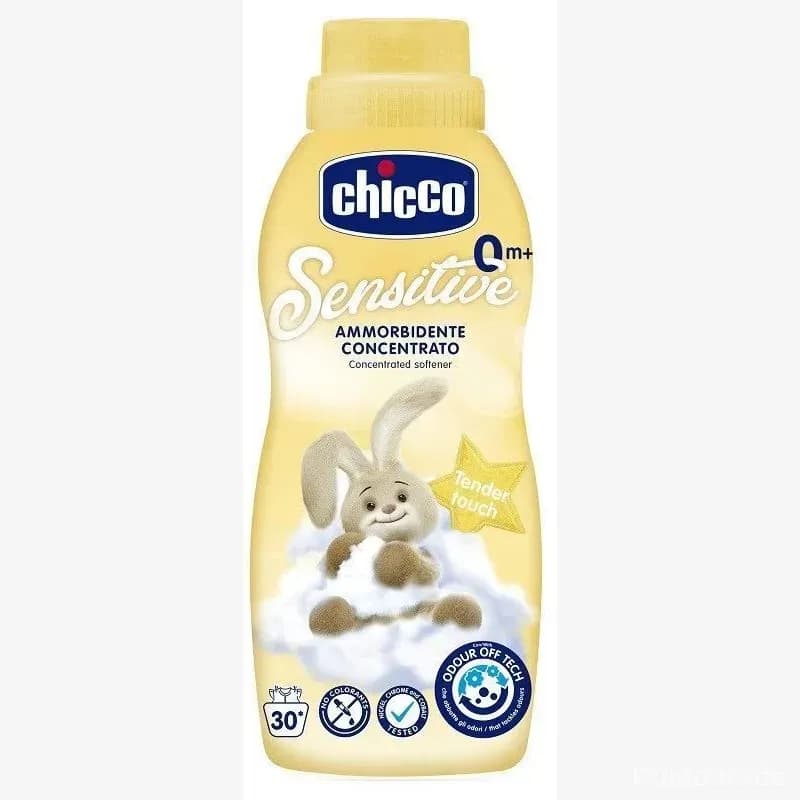 Chicco Tender touch ополіскувач для білизни дитячий ваніль 750 мл 30 полоскань