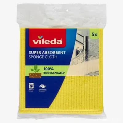 Ганчірки вологовпитуючі Vileda sponge cloth 5 шт