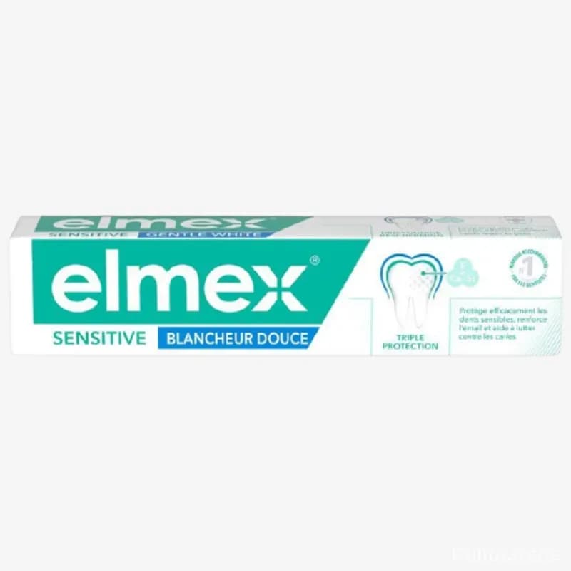 Зубна паста для чутливиї зубів (делікатне відбілювання) Elmex Sensitive 75 мл (FR)