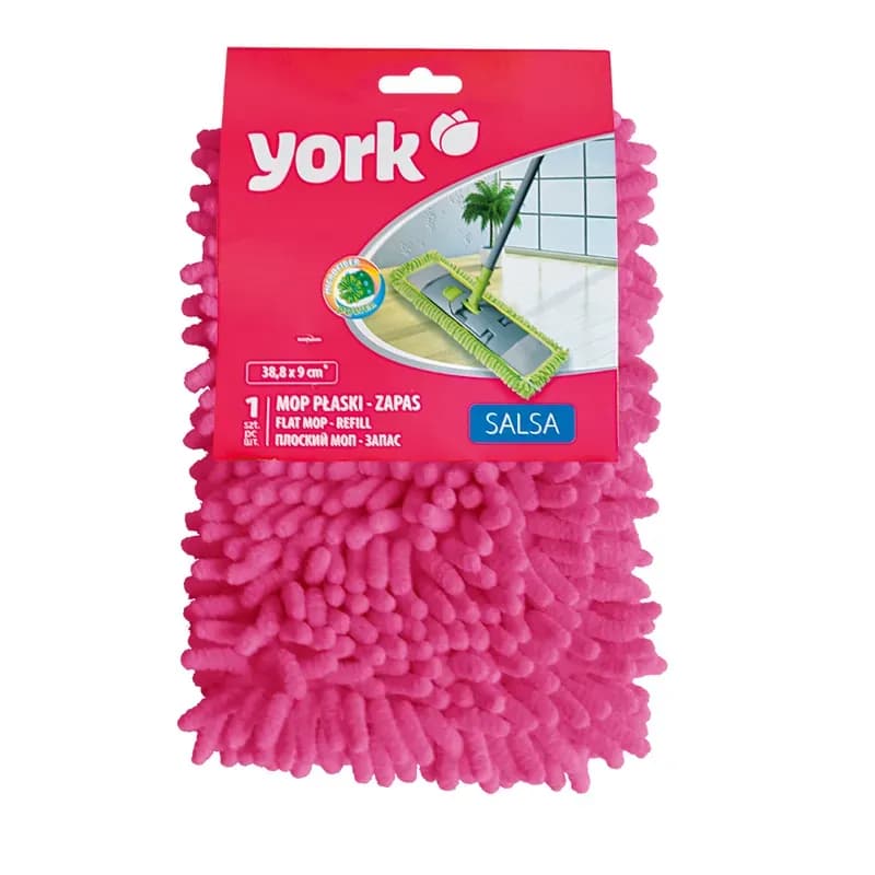 Змінна насадка з мікрофібри на швабру York Salsa