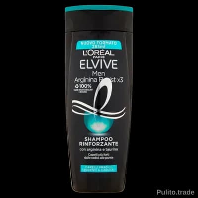 Шампунь для волосся чоловічий L'oreal Elvive Men Arginina resist 285 мл